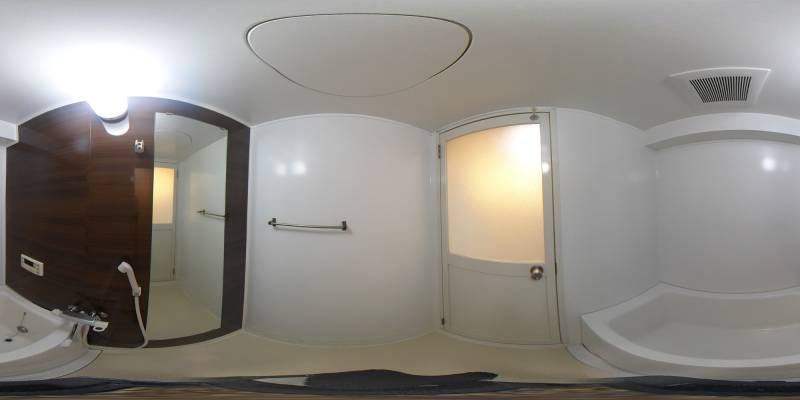 パノラマ画像バスルーム