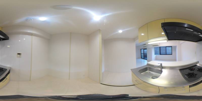 パノラマ画像キッチン