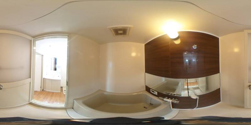 パノラマ画像バスルーム