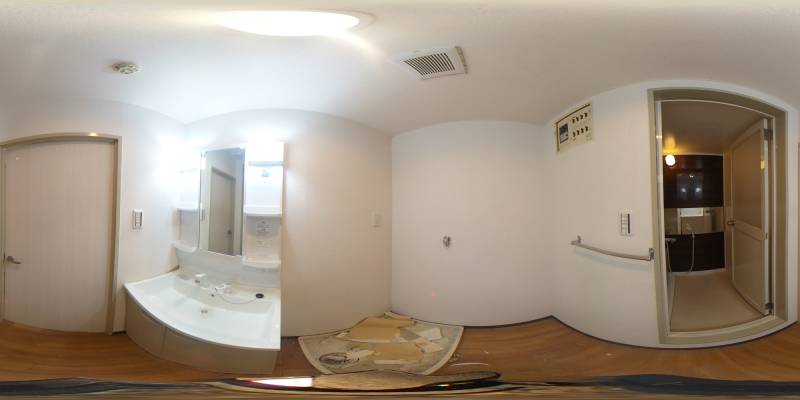 パノラマ画像洗面所