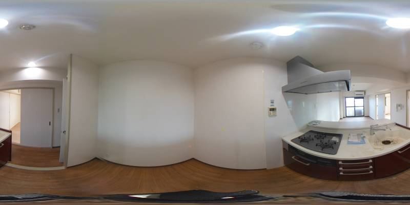 パノラマ画像キッチン