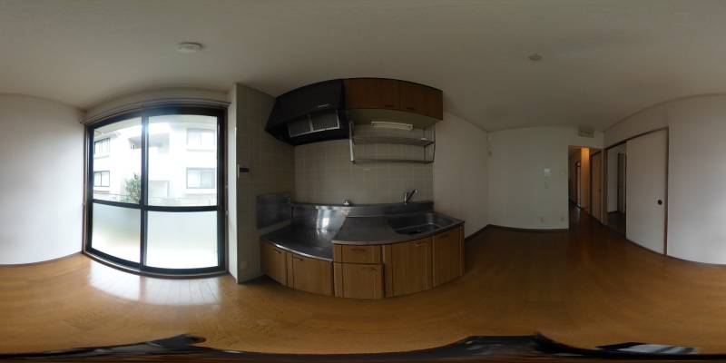 パノラマ画像キッチン