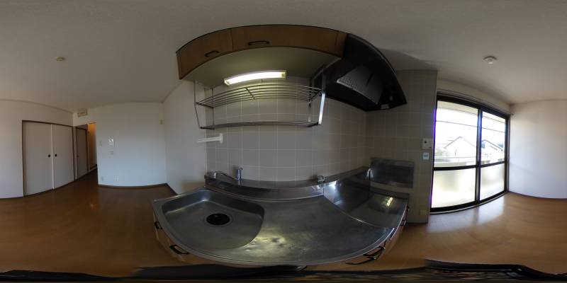 パノラマ画像キッチン