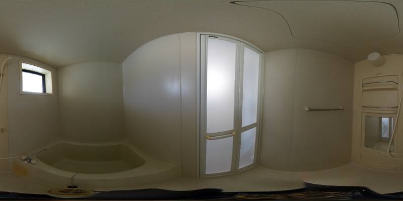 パノラマ画像バスルーム