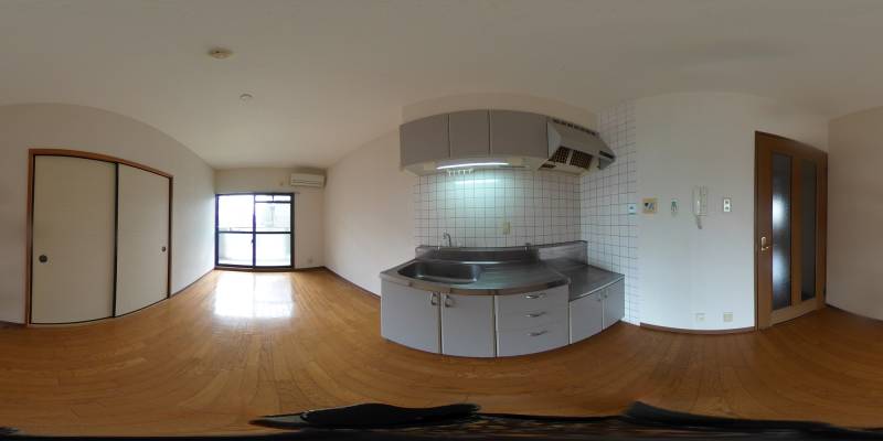 パノラマ画像キッチン