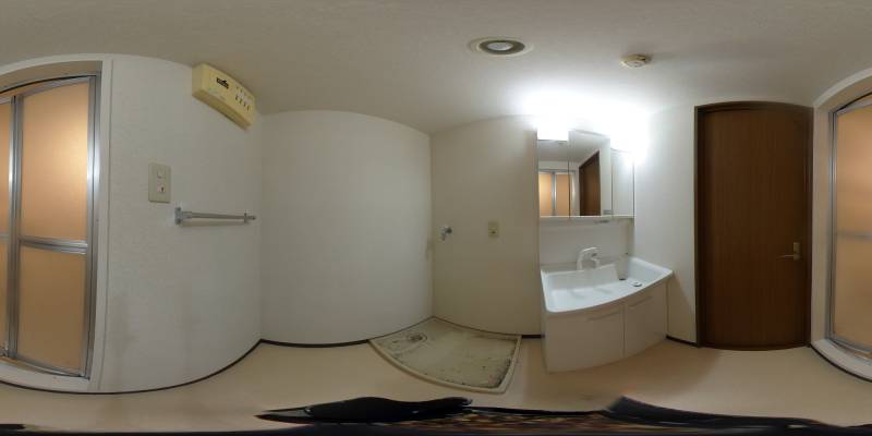 パノラマ画像洗面所