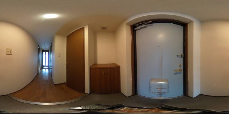 パノラマ画像玄関