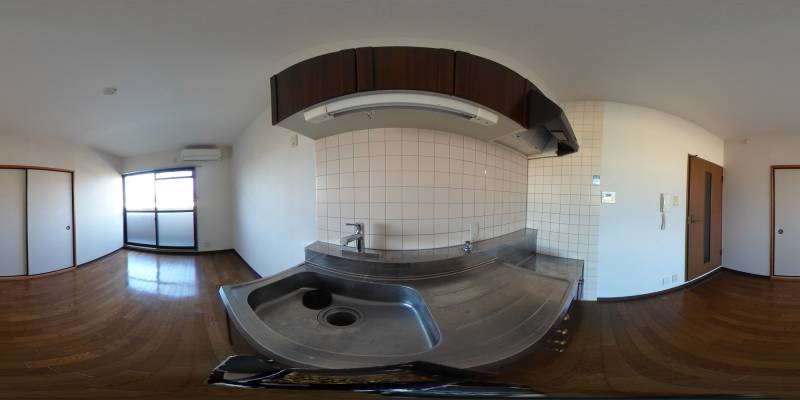 パノラマ画像キッチン