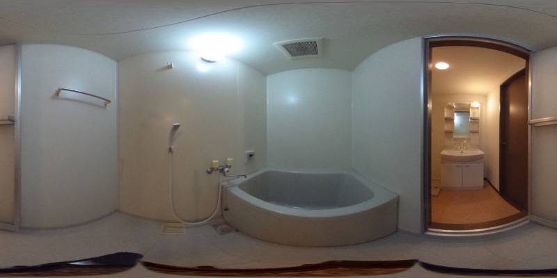 パノラマ画像バスルーム