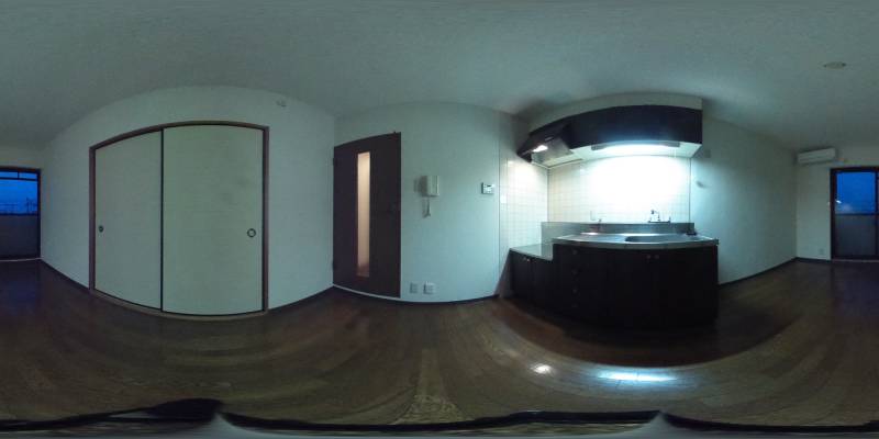 パノラマ画像キッチン