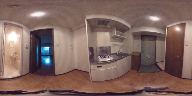 パノラマ画像キッチン