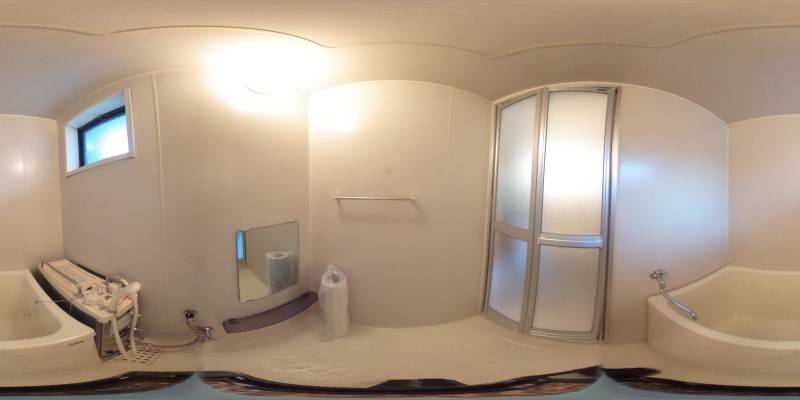 パノラマ画像バスルーム