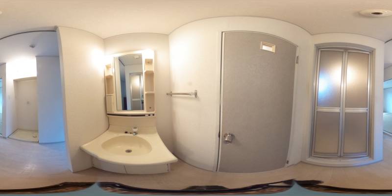 パノラマ画像洗面所