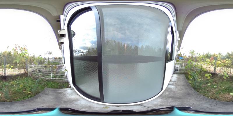 パノラマ画像バルコニー