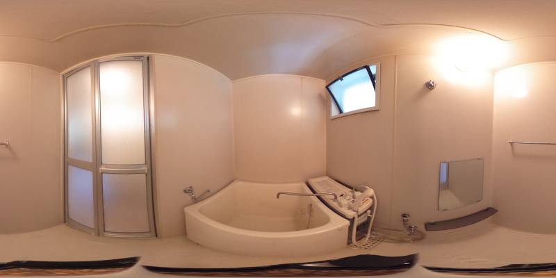 パノラマ画像バスルーム