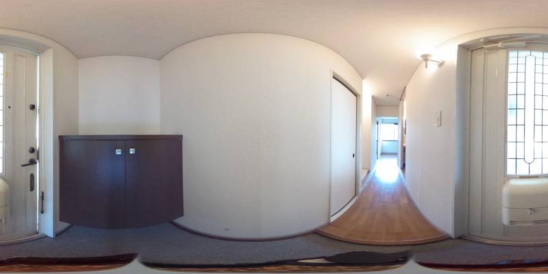 パノラマ画像玄関