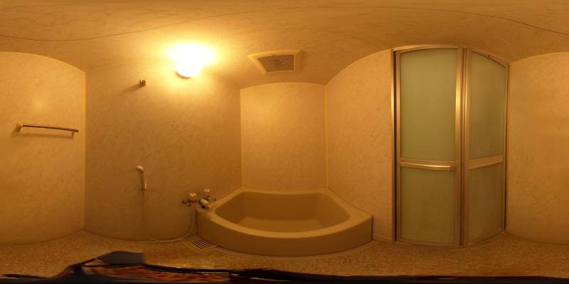 パノラマ画像バスルーム