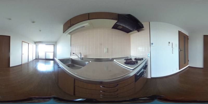 パノラマ画像キッチン
