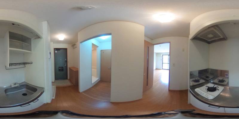 パノラマ画像キッチン