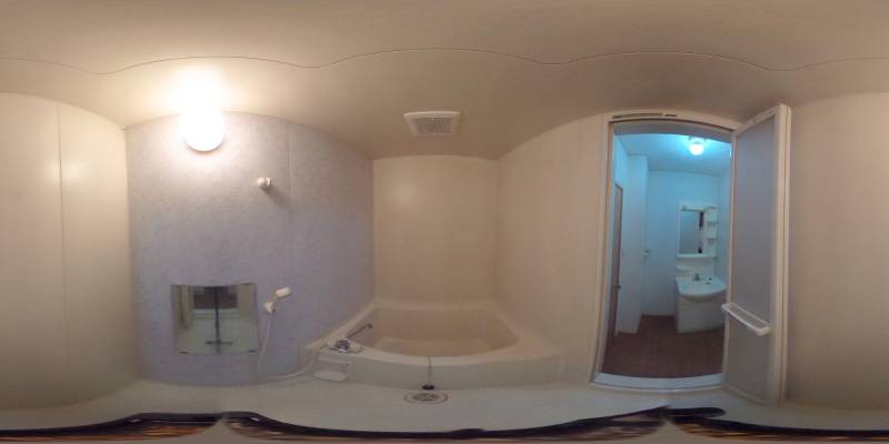 パノラマ画像バスルーム
