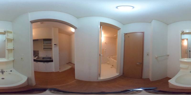 パノラマ画像洗面所