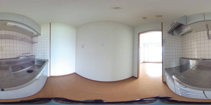 パノラマ画像キッチン