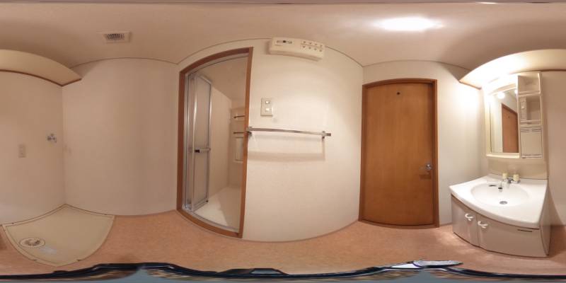 パノラマ画像バスルーム