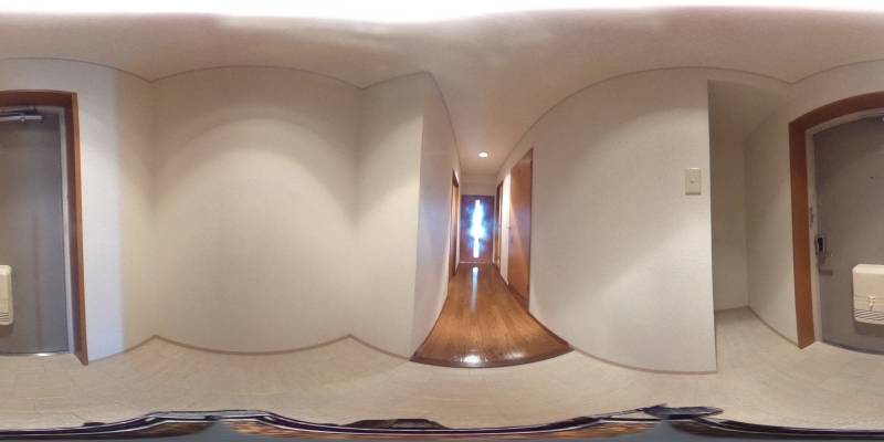 パノラマ画像玄関