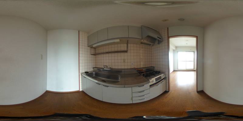 パノラマ画像キッチン