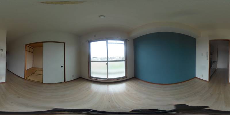 パノラマ画像リビング