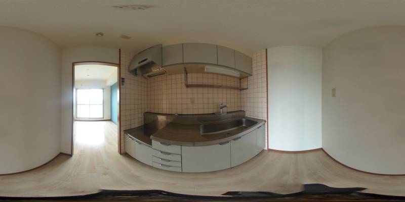 パノラマ画像キッチン
