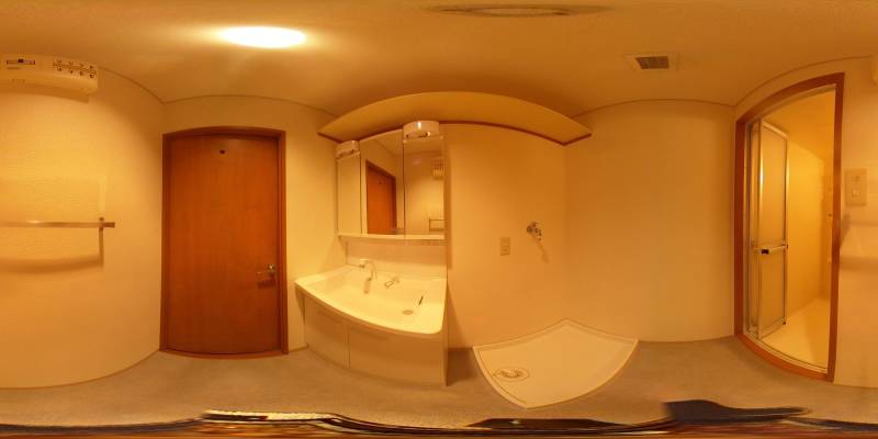 パノラマ画像洗面所