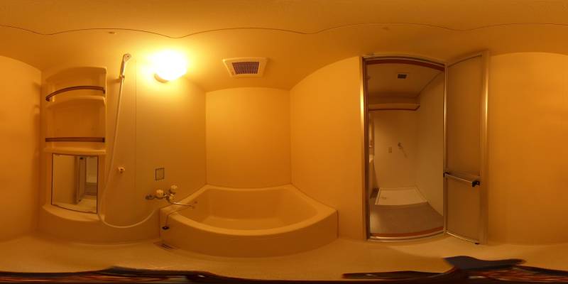 パノラマ画像バスルーム