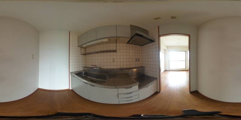 パノラマ画像キッチン