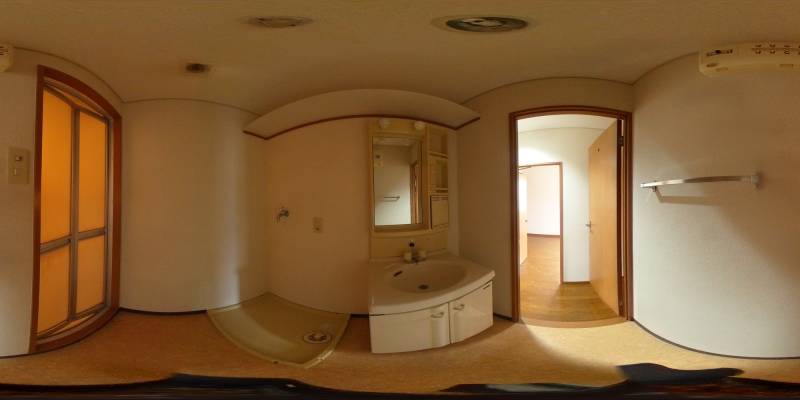 パノラマ画像洗面所