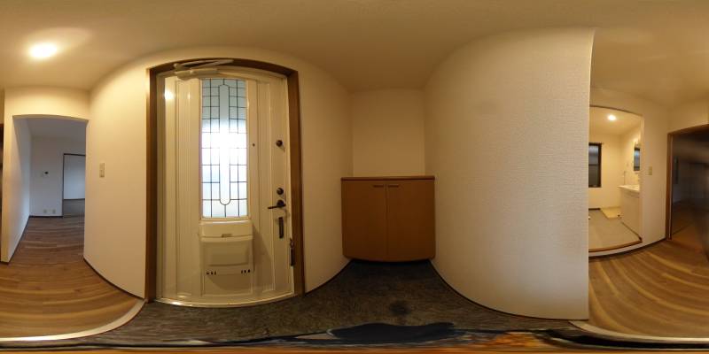 パノラマ画像玄関