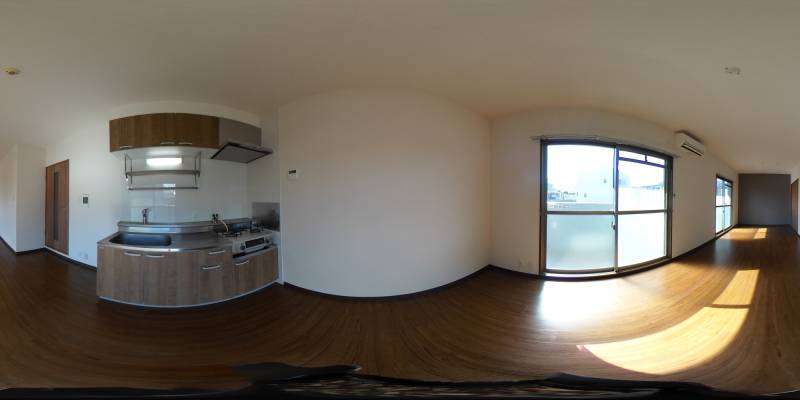 パノラマ画像キッチン