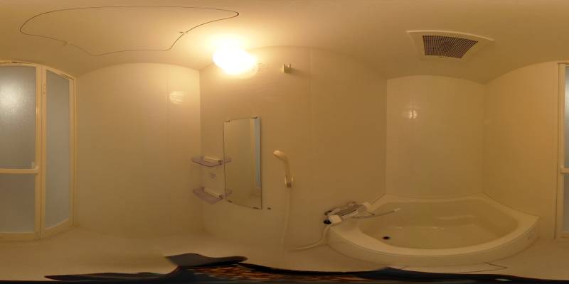 パノラマ画像バスルーム