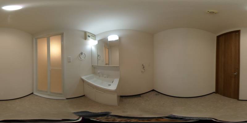 パノラマ画像洗面所