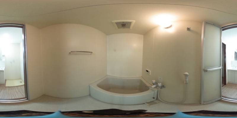 パノラマ画像バスルーム