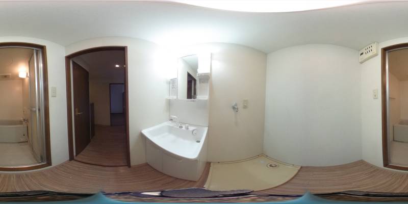 パノラマ画像洗面所