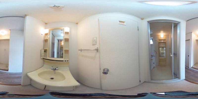 パノラマ画像洗面所