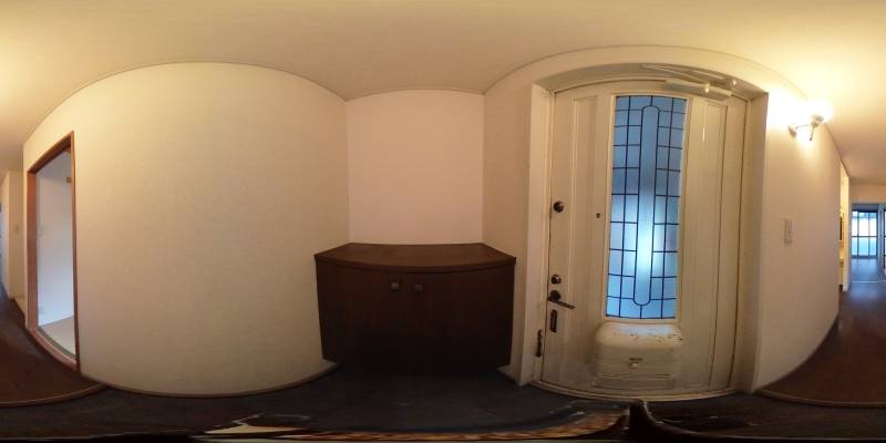 パノラマ画像玄関