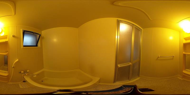 パノラマ画像バスルーム