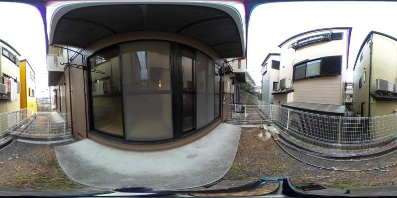 パノラマ画像バルコニー