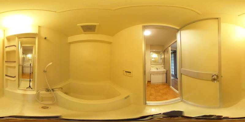 パノラマ画像バスルーム