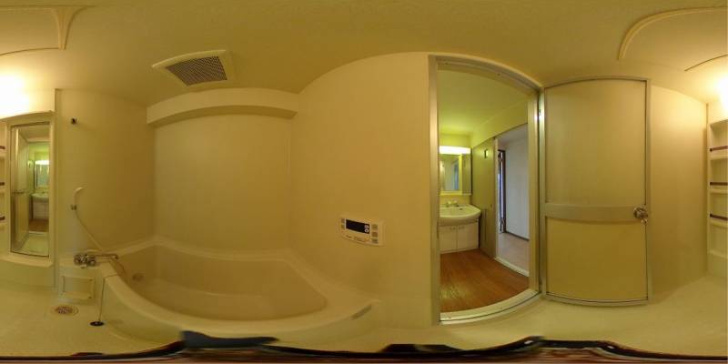 パノラマ画像バスルーム