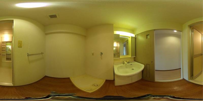 パノラマ画像洗面所