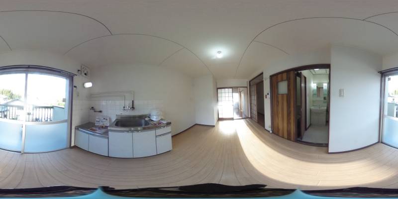 パノラマ画像キッチン