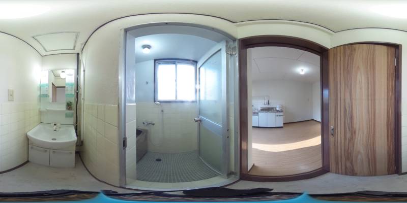 パノラマ画像洗面所